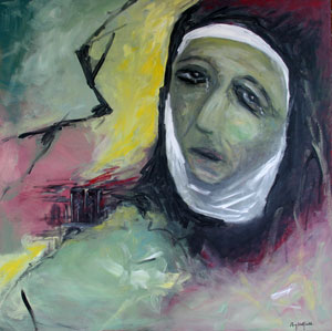 Replica of Weeping Woman of Tehran